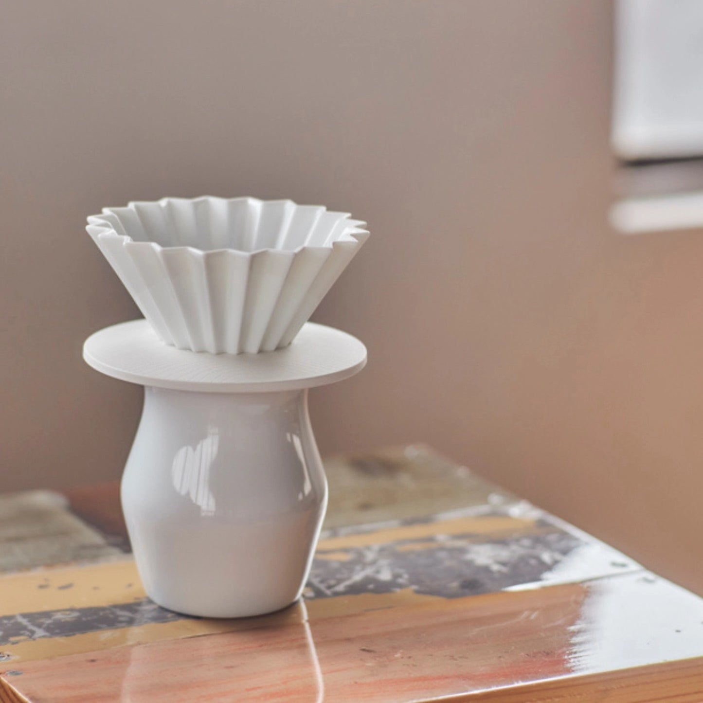 Origami Dripper holder White