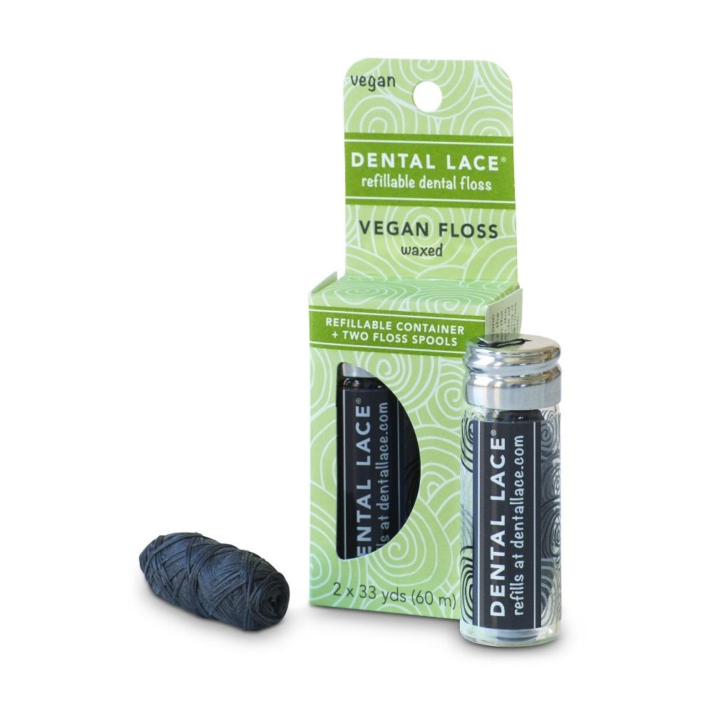 Dental Lace Vegansk tanntråd i glass