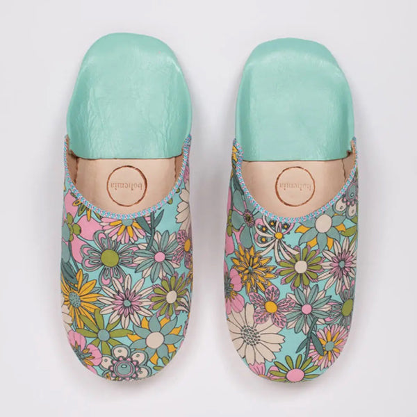 Margot Duck Egg Slippers - Small *1 igjen*