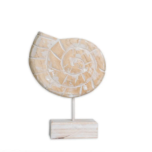 Seashell decoration wood -  29 cm